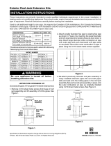 Miller Exterior Roof Jack Extension Kit Installation guide