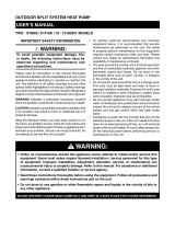 Westinghouse PSH4BG User manual