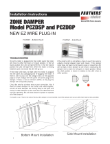Broan PCZDSP and PCZDBP Zone Damper Installation guide