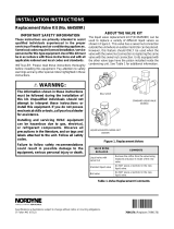 Broan Replacement Valve Kit (664509R) Installation guide