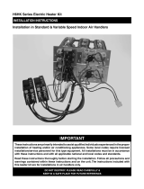 Philco H6HK Electric Heater Kit Installation guide