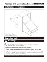 Broan R8GD Installation guide