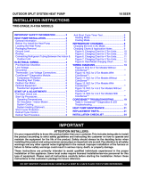 Westinghouse PSH4BF-KA/B Installation guide