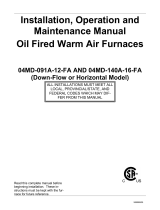 Nordyne 04MD-091A-12-FA Installation guide