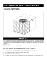 Intertherm P3RA-030 Series Installation guide