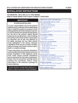 Intertherm HSA1QE Installation guide