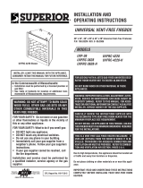 Superior UVFRC-3628 User manual