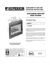 Miller Fireplaces - Woodburning Operating instructions