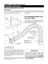 Intertherm VentilAire Through-the-Wall Fresh Air Vent Kit Installation guide