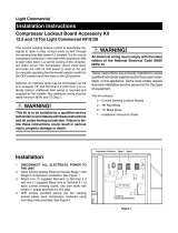 Unbranded Compressor Lockout Board Accessory Kit Installation guide