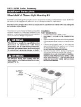 Unbranded UV Coil Cleaner Light Mounting Kit Installation guide
