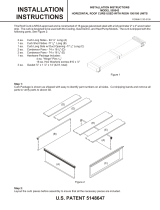 Reznor Horizontal Roof Curb 559542/150-180 Installation guide