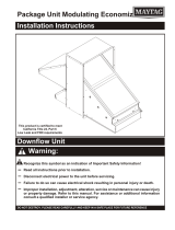 Maytag P6SD-X Installation guide