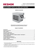 Reznor OH User manual