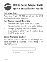 SIIG JU-CS0111-S1 Installation guide