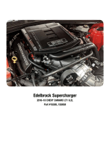 Edelbrock Stg 1 Supercharger #155950 16-23 Camaro SS LT1 6.2L All Trans W/O Tune Installation guide