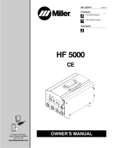 Miller HF 5000 CE Owner's manual