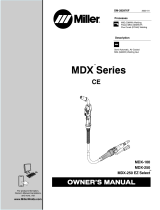 Miller MDX-100 Owner's manual