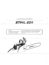STIHL 024 Owner's manual
