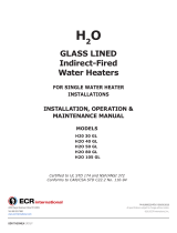UTICA BOILERS H2O Glass Lined Indirect Water Heater Installation & Operation Manual