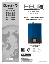 Dunkirk Helix VLT Vertical Laser Tube, Wall Hung Modulating Condensing Boiler Installation & Operation Manual