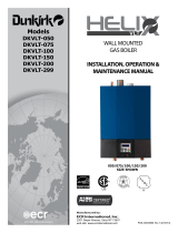 Dunkirk Helix VLT Vertical Laser Tube, Wall Hung Modulating Condensing Boiler Installation & Operation Manual