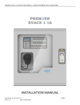 Zeta PREM1ER EVACS 1-16 User manual