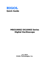 Rigol DS1000Z Series Quick start guide