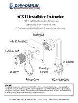 Poly Planar ACX11 Installation guide