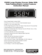 PRECISION DIGITAL PD650 User manual