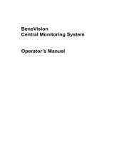 Mindray BeneVision Central Station User manual