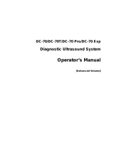 Mindray DC-70 Advanced Ultrasound User manual