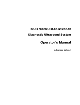 Mindray DC-N3 Advanced User manual