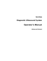 Mindray TE7 Max Advanced User manual