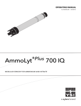 YSI IQ SensorNet AmmoLyt Sensor User manual