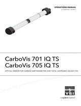 YSI IQ SensorNet CarboVis 701 & 705 IQ TS Sensors User manual