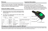 RetroSound Exile BT-1 Digital Battery Monitor Owner's manual