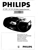 Philips AZ1010 Owner's manual