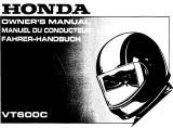 Honda VT600C - 1993 Owner's manual