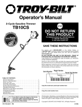 Troybilt 7106438 Owner's manual