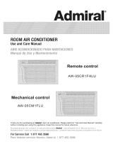 Admiral AW-05CR1FHLU Owner's manual