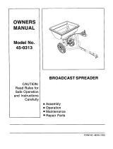 Agri-Fab 45-0313 Owner's manual