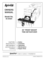 Agri-Fab 48624006 Owner's manual