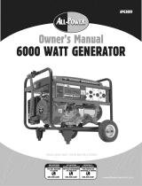 All-Power APG3009 Owner's manual
