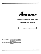 Amana ACO27DE1-P1132343NE Owner's manual