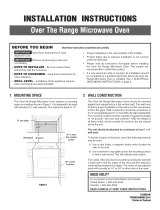 Frigidaire FGMV205KFA Installation guide