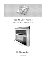 Electrolux E30SO75FPSA Owner's manual