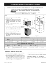 Electrolux E30SO75FPSA Installation guide