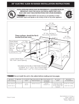 Electrolux EW30ES65GSC Installation guide