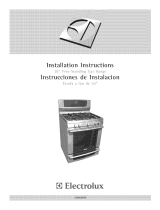 Electrolux EI30GF55GBB Installation guide